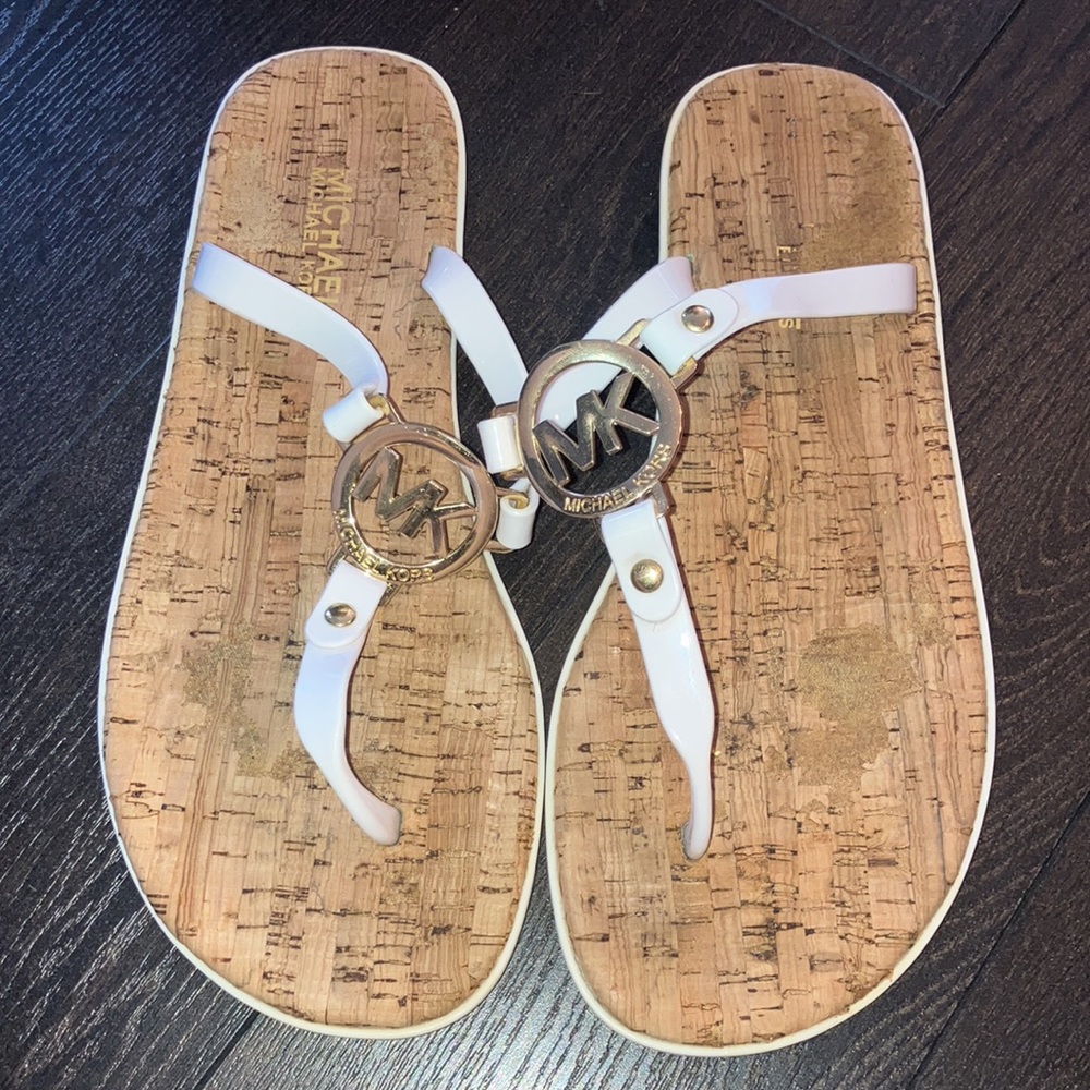 Michael Kors White sandals